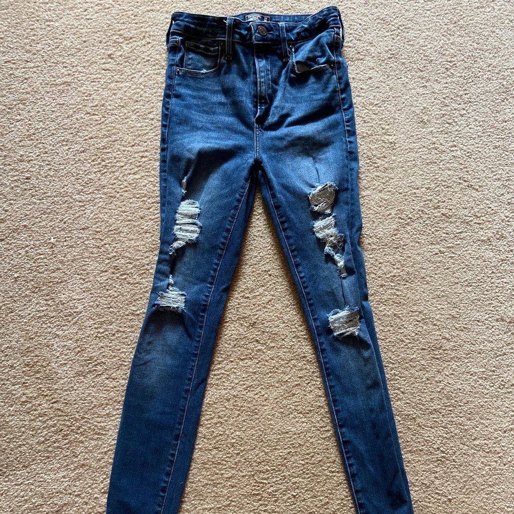 Super High Waisted Skinny Jeans